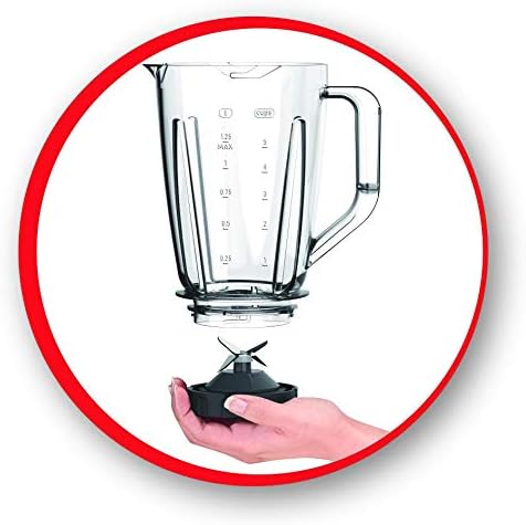 Moulinex Blendforce 2 Blender 2L 600W with Grinder & Ice Crush –