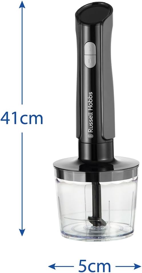 Russell Hobbs Desire 3-in-1 Hand Blender Chopper Whisk Set Anthracite Grey