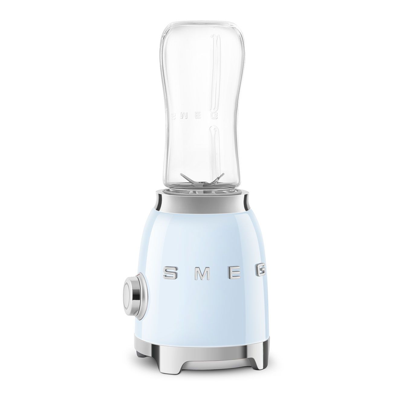 Smeg Personal Blender PBF01PBEU 300W 600ml Blue Retro 50s Bottles To Go Box