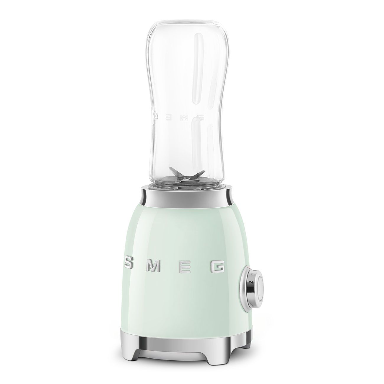 Smeg Personal Blender PBF01PGEU 300W 600ml Green Retro 50s Bottles To Go Box
