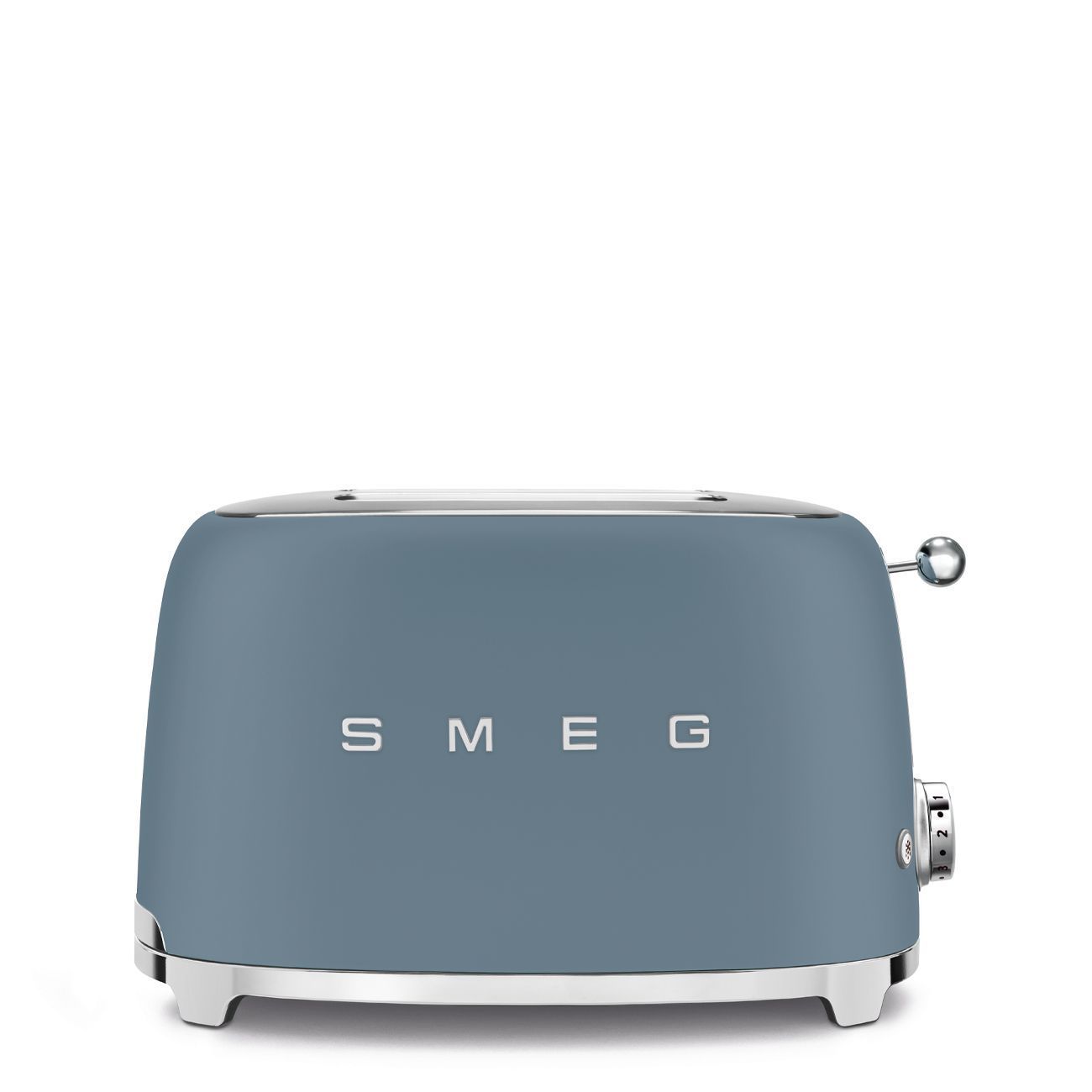 Smeg 2-Slice Toaster Storm Blue Matt 950W Retro 50s Style TSF01SBMEU