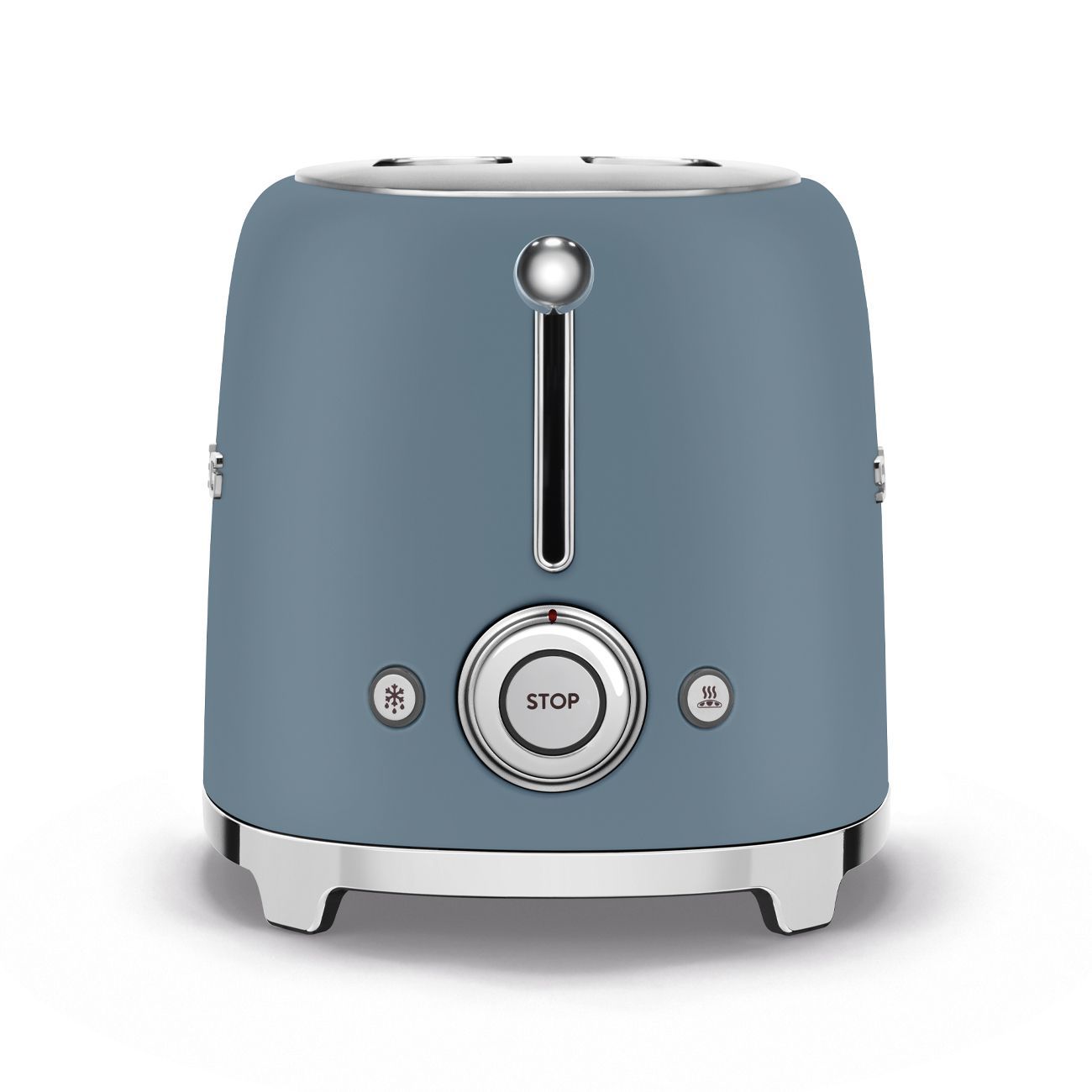 Smeg 2-Slice Toaster Storm Blue Matt 950W Retro 50s Style TSF01SBMEU
