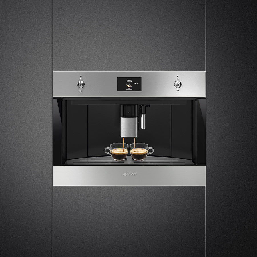 Smeg Classica 45 cm Built-In Coffee Machine Stainless Steel CMS4303X