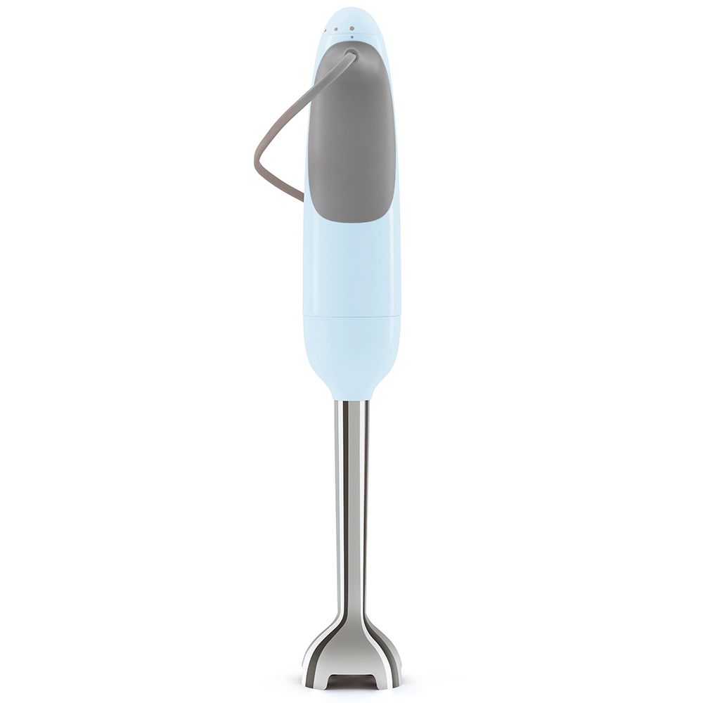 Smeg 50s Retro Style Hand Blender 700W Accessories Set Pastel Blue HBF03PBEU