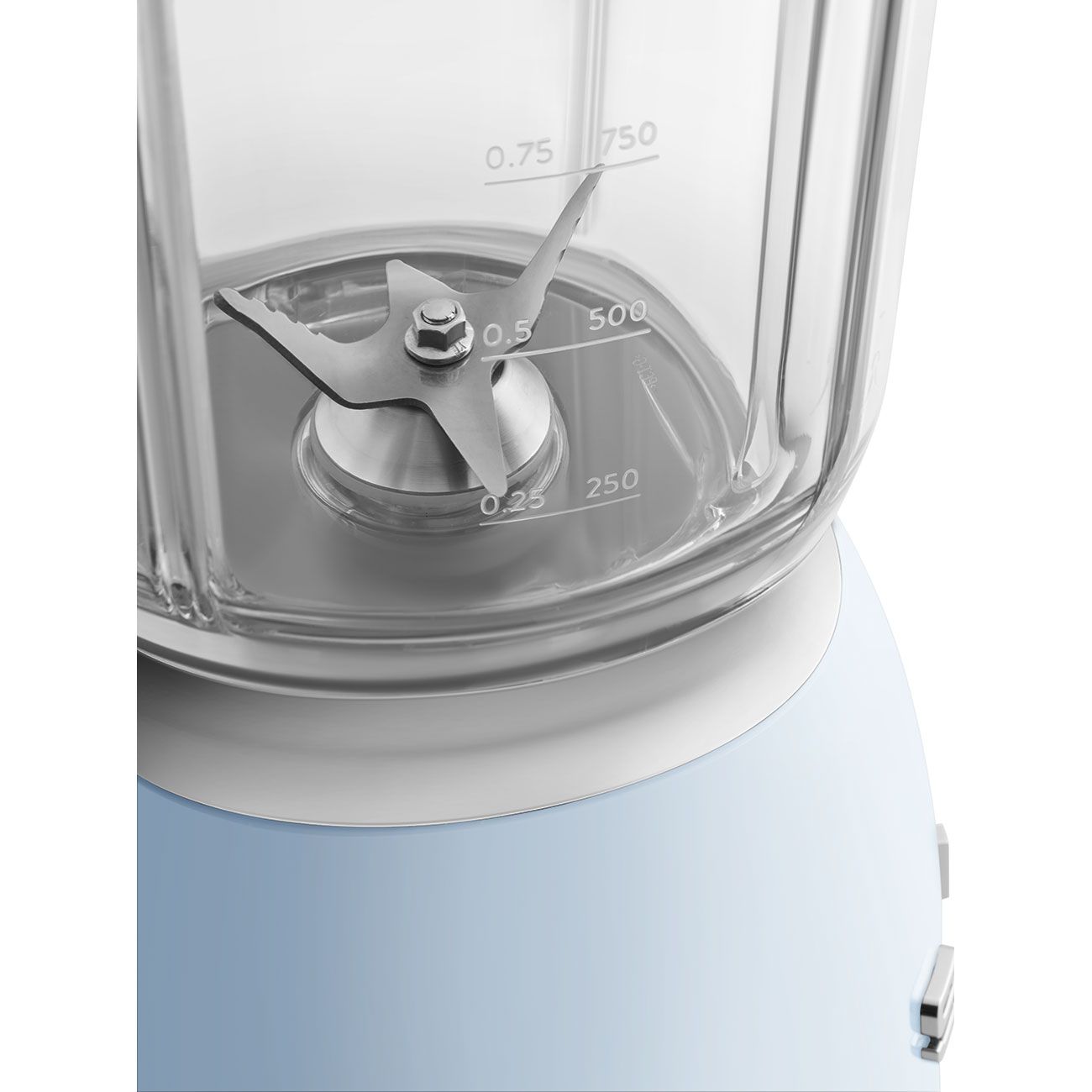 Smeg 50s Retro Style Blender 1.5L 800W Pastel Blue BLF03PBEU