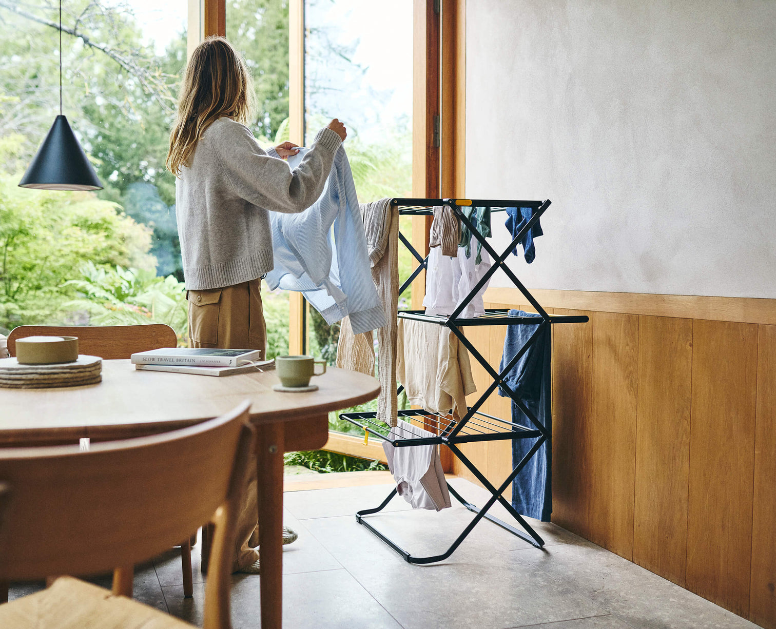 Joseph Joseph AirFrame Max 21m Folding Airer Long Garment Hanging Rail