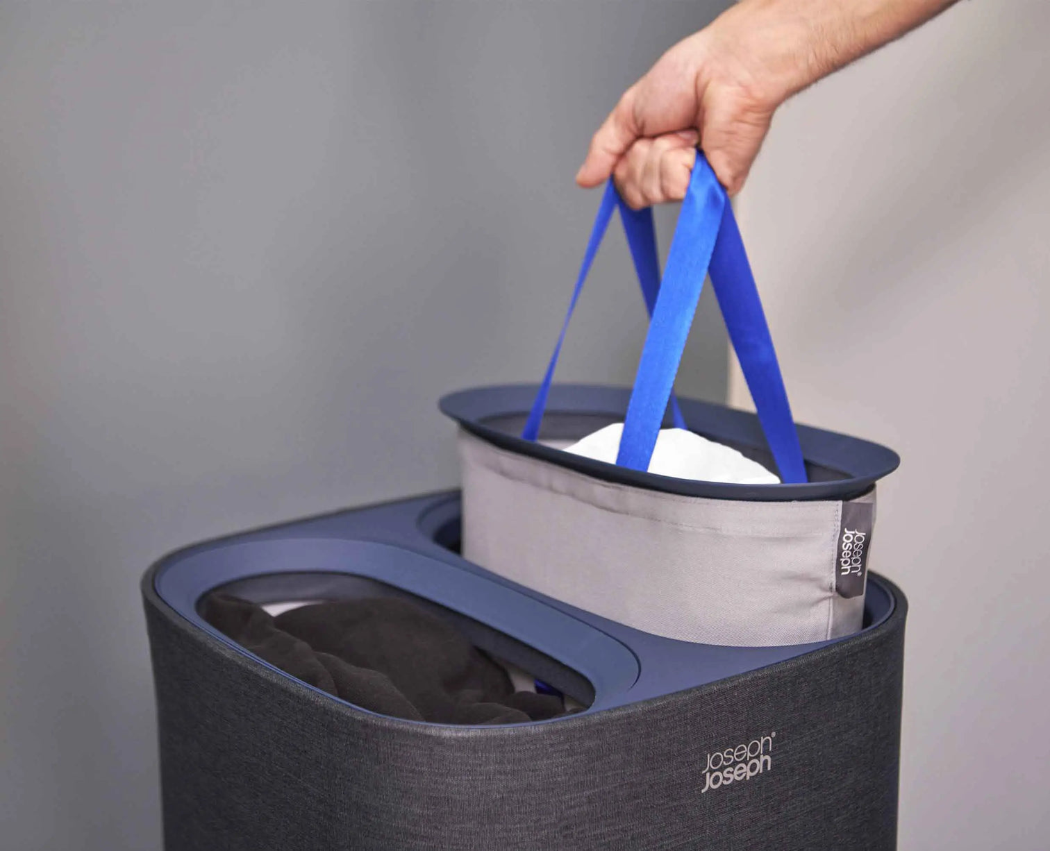 Joseph Joseph Tota 60L Black Laundry Separation Basket