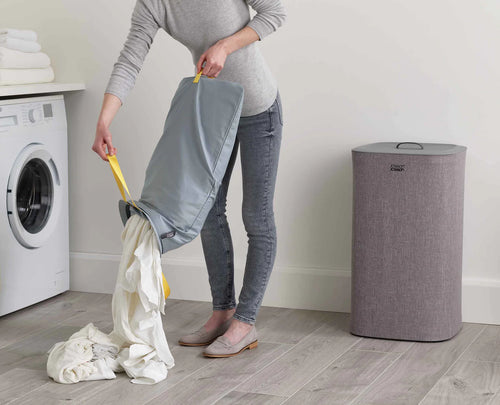 Joseph Joseph 2-Piece Grey Laundry Basket Set
