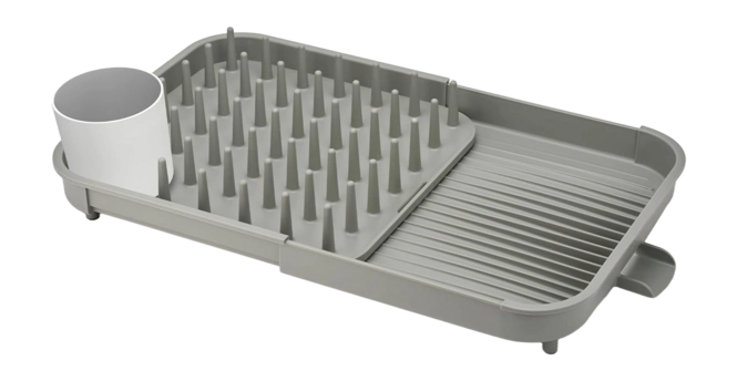 Joseph Joseph Duo Expandable Dish Drying Rack Gray 2Tier Countertop Organizer