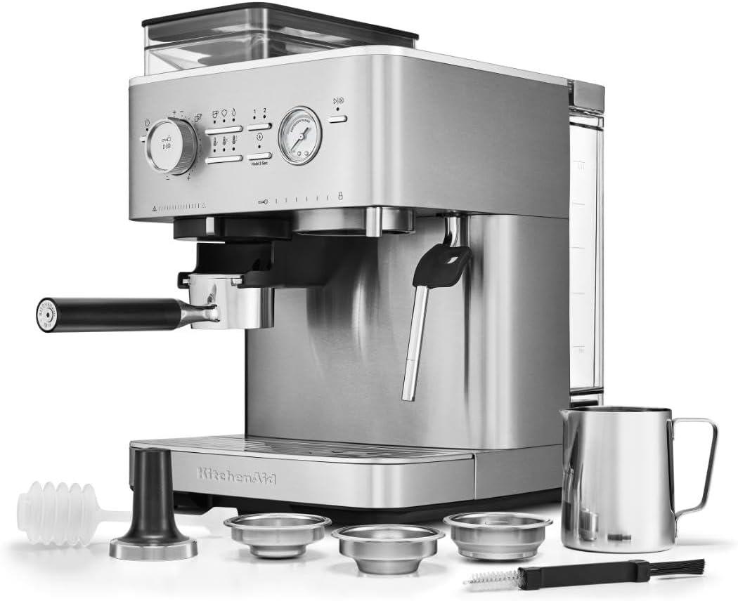 KitchenAid Semi-Automatic Espresso Machine KES6551 2.5L With Burr Grinder