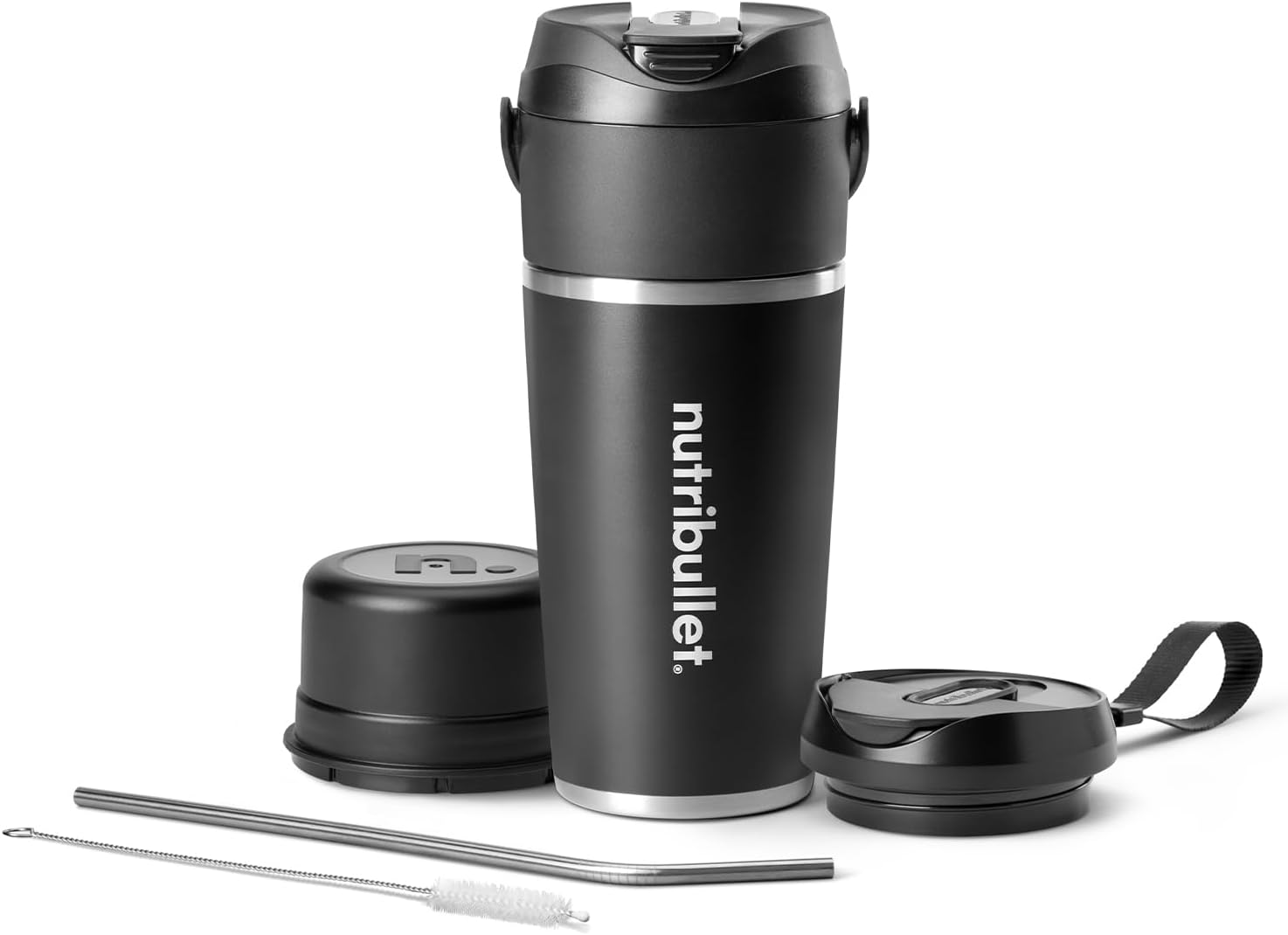 Nutribullet Flip Portable Blender, 8PC Set – High-Speed, Multi-Functional 11.1V Motor, Rechargeable, Self-Cleaning