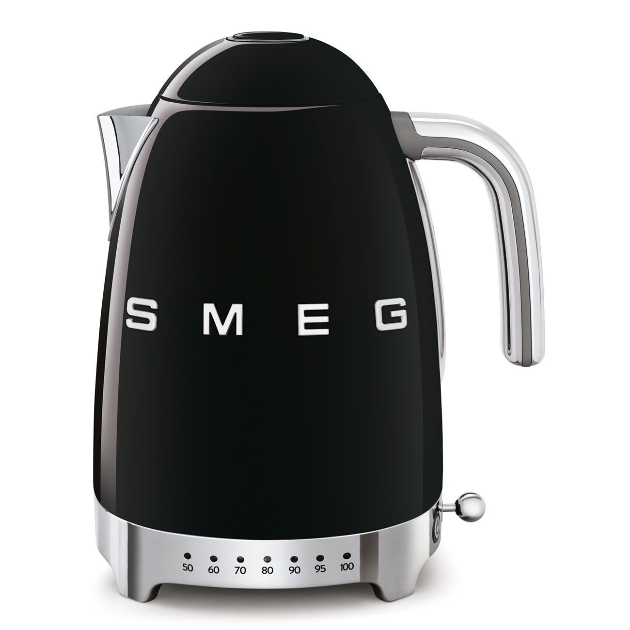 Smeg Variable Temperature Kettle 1.7L 7 Settings 2400W Retro Black KLF04BLEU