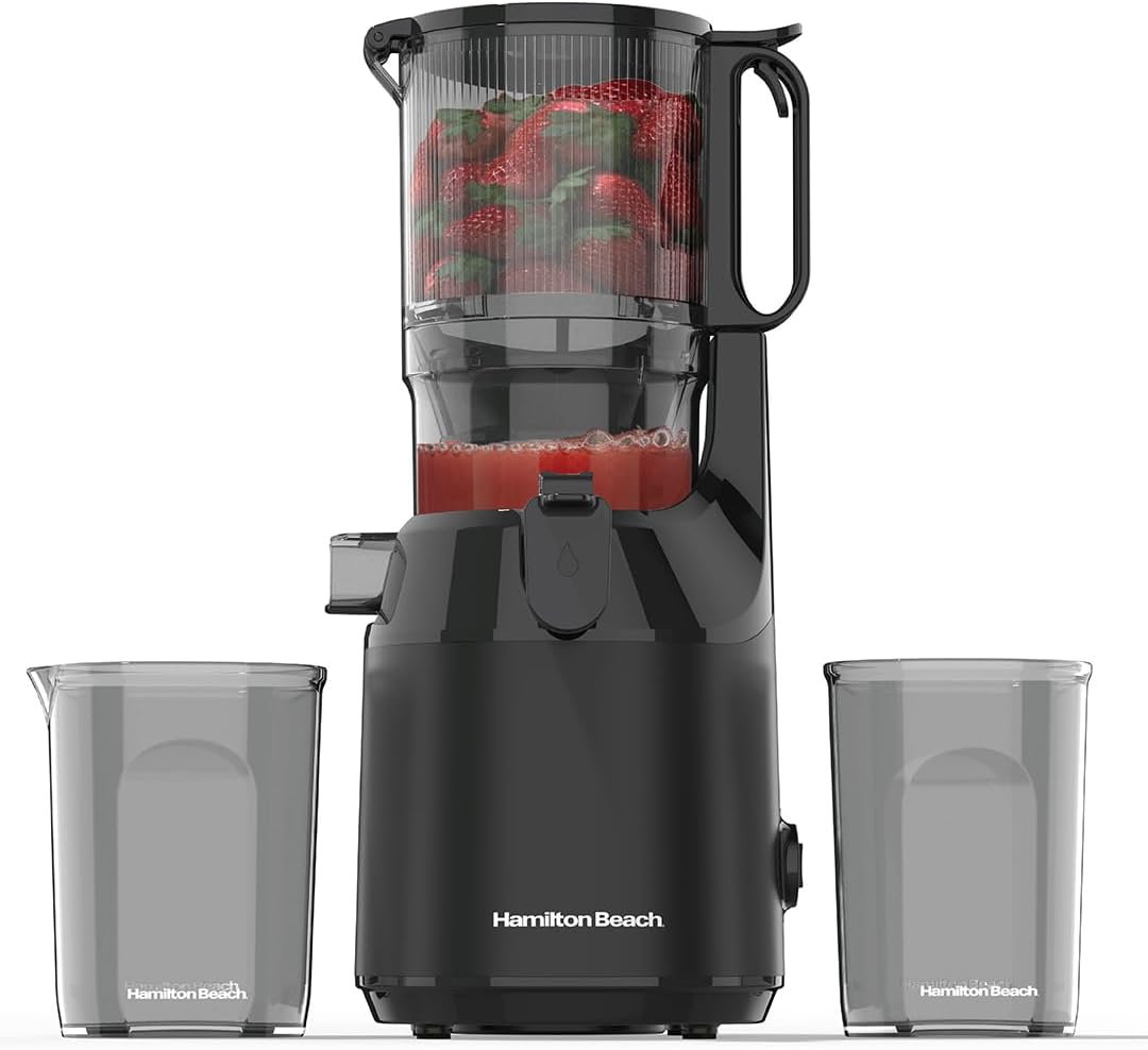 Hamilton Beach Slow Juicer – Cold Press, 250W, Wide Chute