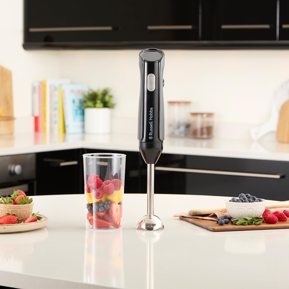 Russell Hobbs Desire 3-in-1 Hand Blender Chopper Whisk Set Anthracite Grey