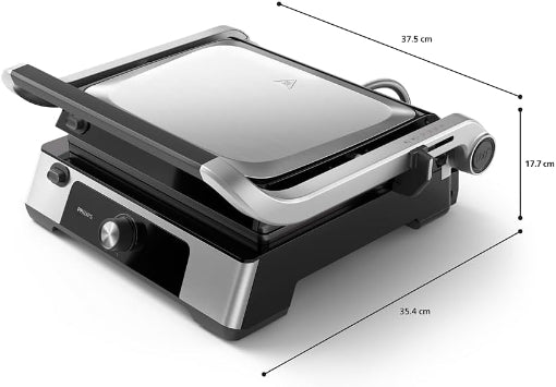 Philips 5000 Series Contact Grill 2200W Adjustable Height Non Stick Plates