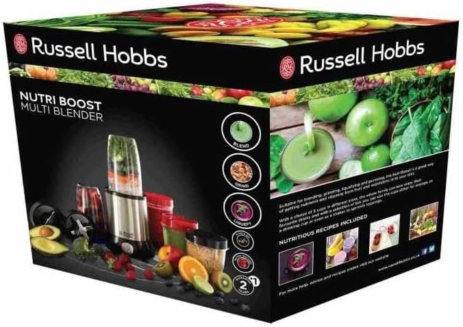 Russell Hobbs NutriBoost Multi-Blender 15 Piece Smoothie Maker Grinder 700W