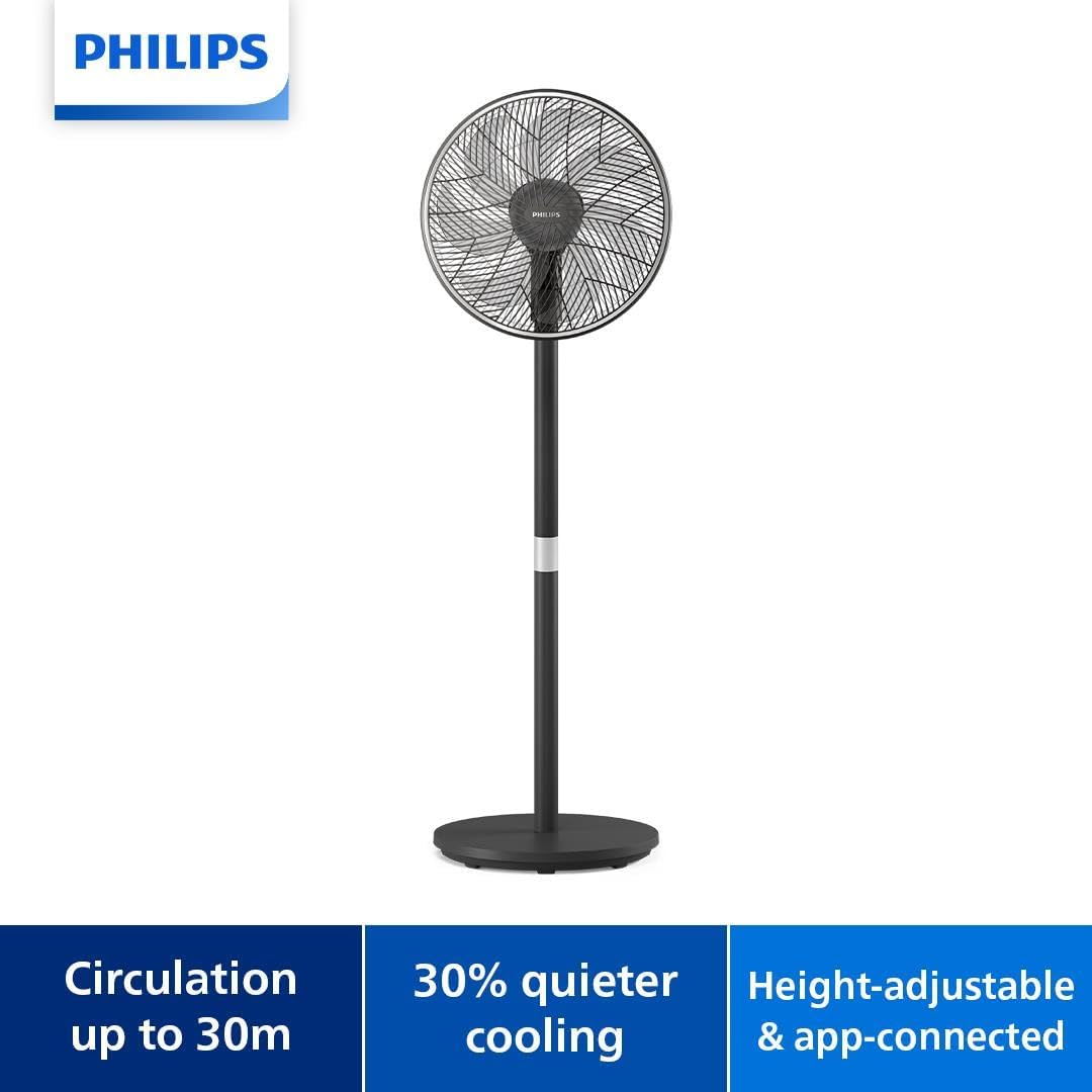 Philips Pedestal Fan 3000 Series - Fan Airflow 2562 m³/h, Ultra Quite