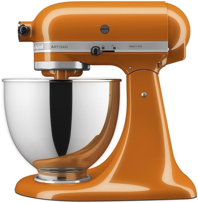 KitchenAid Artisan Tilt-Head Stand Mixer – 4.8L Premium Set (Honey)