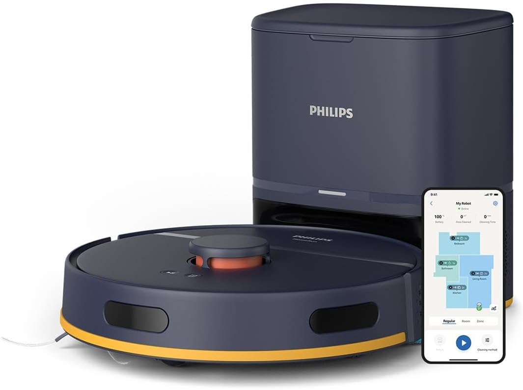 Philips Homerun Series 2000: 2-in-1 Vacuum and Mop Robot,