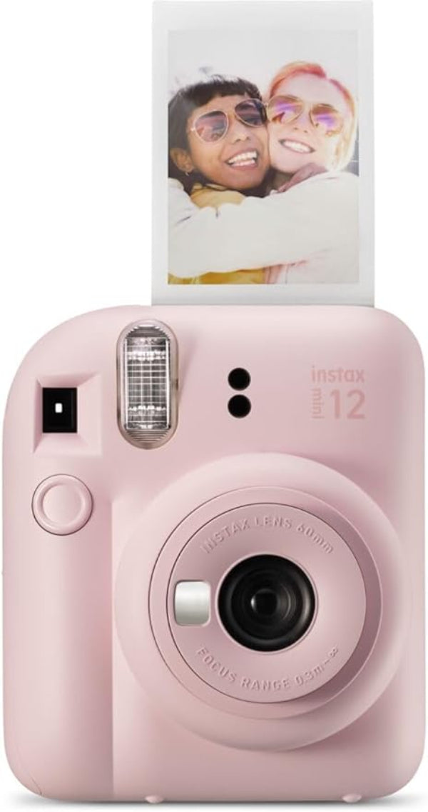 Fujifilm Instax Mini 12 Instant Film Camera Selfie Mirror Blossom Pink Color