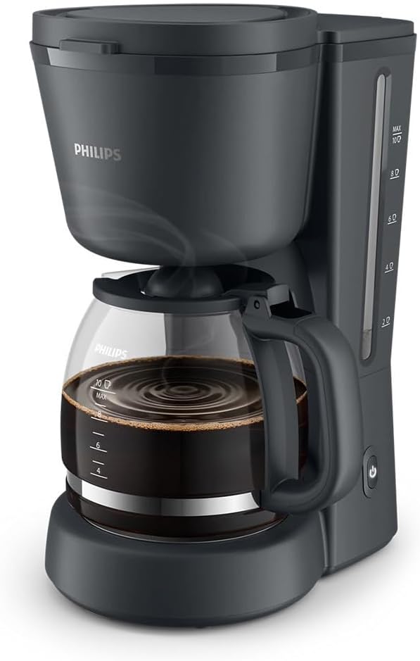 Philips 1000 Series Drip coffee maker 10 Cups,1000W, keep warm function- HD7430/90