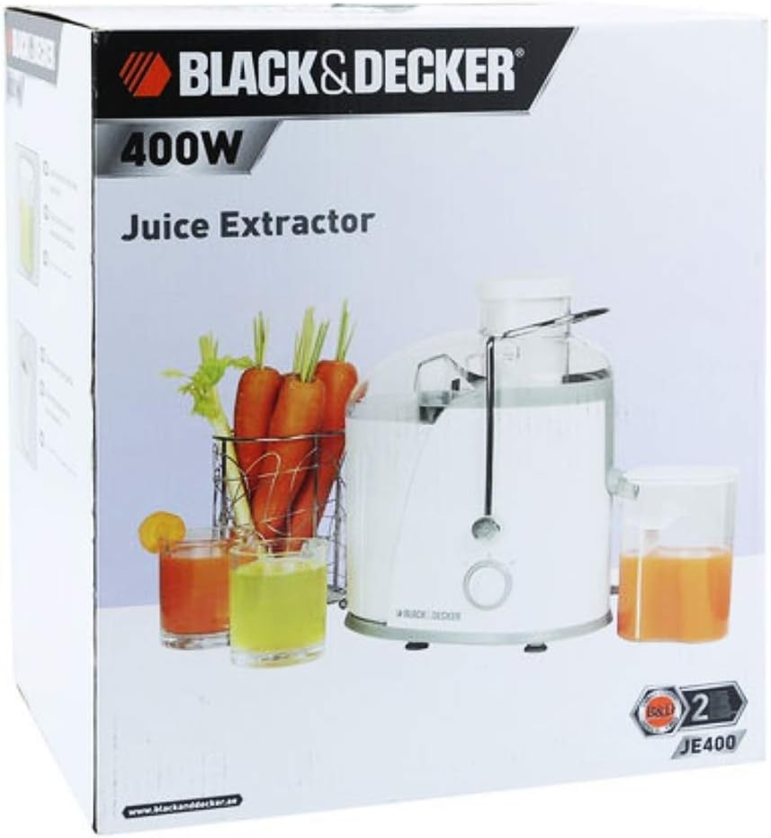 Black & Decker  Juicer Extractor 400W White