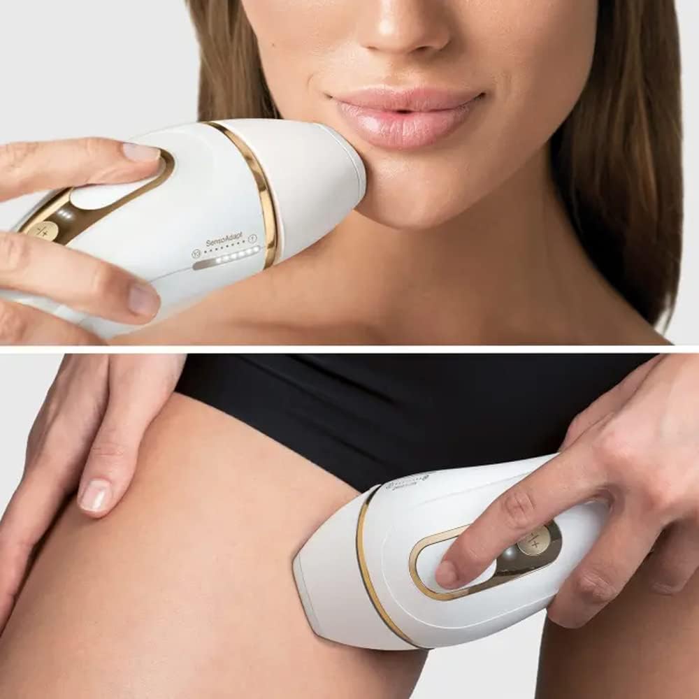 Braun Silk-Expert Pro 5 Pl5257 Ipl Hair Removal System For Use On Body And Face With 4 Extras For Women