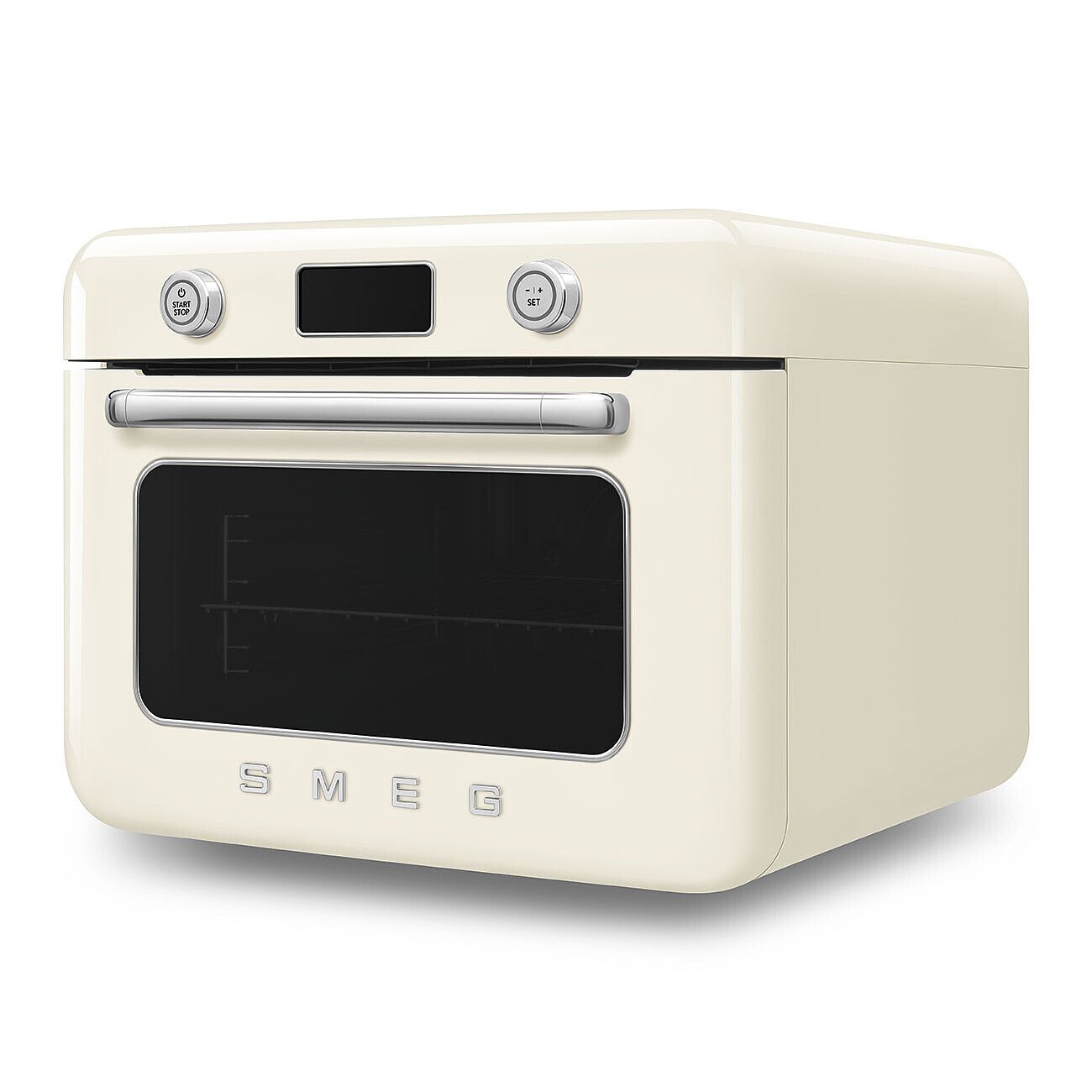 Smeg Countertop Combi Air Fry Steam Oven 10-in-1 Retro Cream 1800W COF01CREU