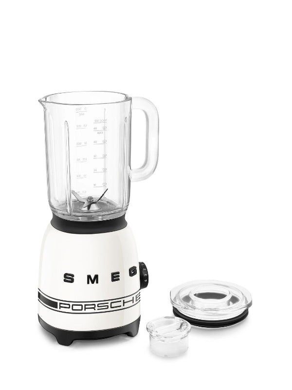 Smeg Porsche Blender Carrara White 800W 4 Speed 1.5L Tritan Renew BLF03PCWEU