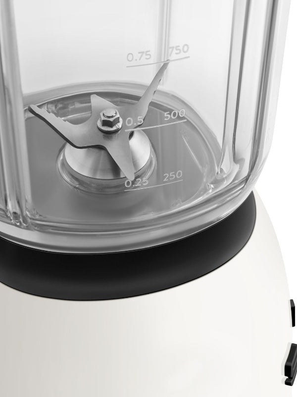 Smeg Porsche Blender Carrara White 800W 4 Speed 1.5L Tritan Renew BLF03PCWEU