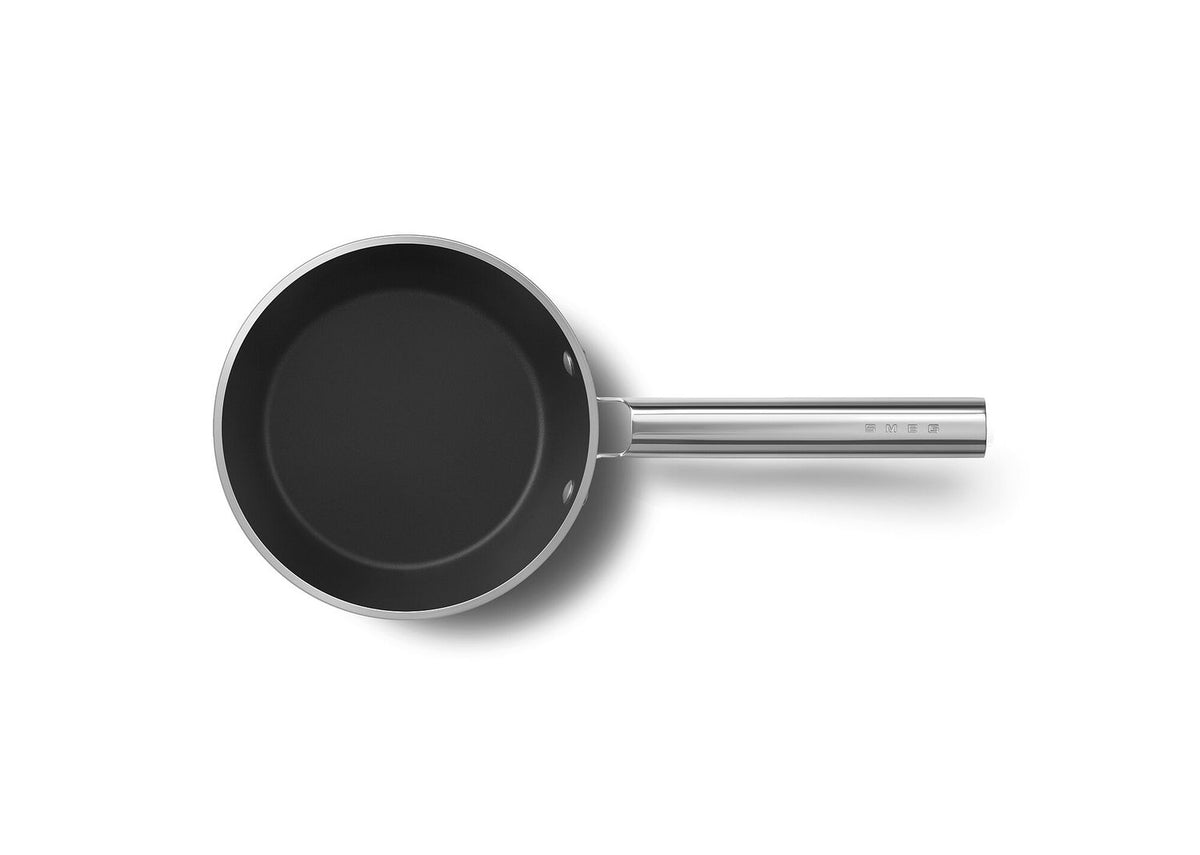Smeg 50s Retro Non-Stick Ceramic Saucepan 20cm 3.1L Matte Black