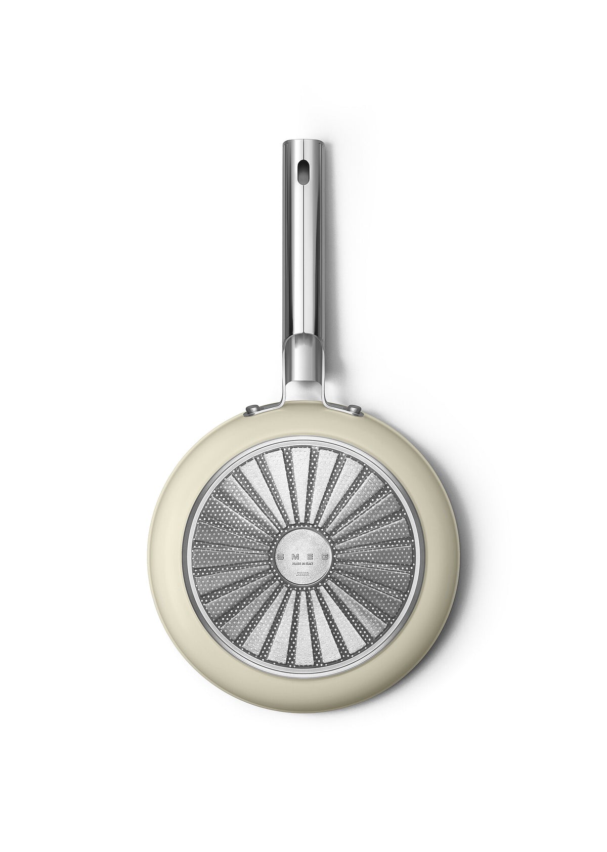 Smeg 50s Retro Non-Stick Ceramic Frying Pan 20cm Matte Cream