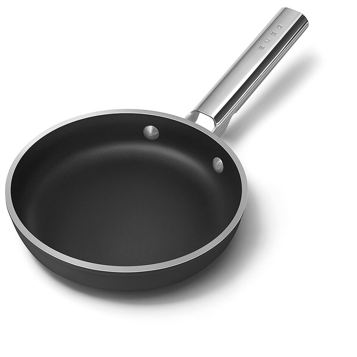 Smeg 50s Retro Non-Stick Ceramic Frying Pan 20cm Matte Black