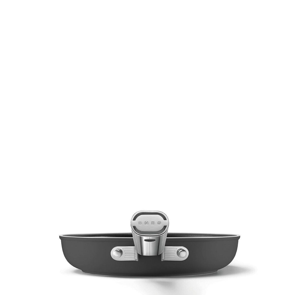 Smeg 50s Retro Non-Stick Ceramic Frying Pan 20cm Matte Black