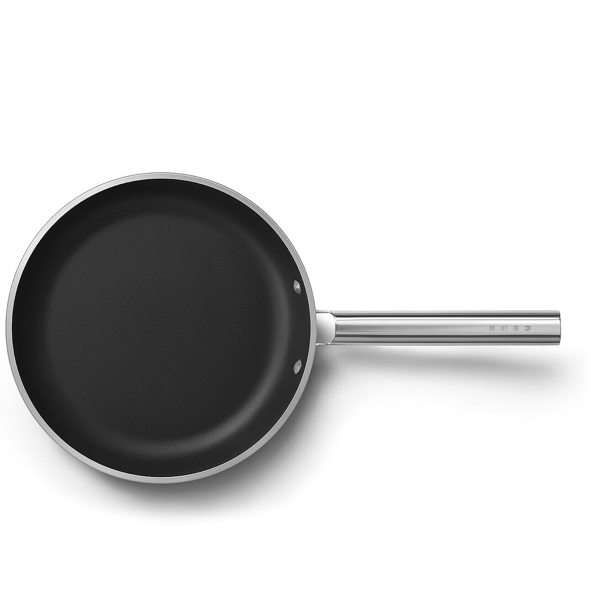 Smeg 50s Retro Non-Stick Ceramic Frying Pan 28cm Matte Cream CKFF2801CRM