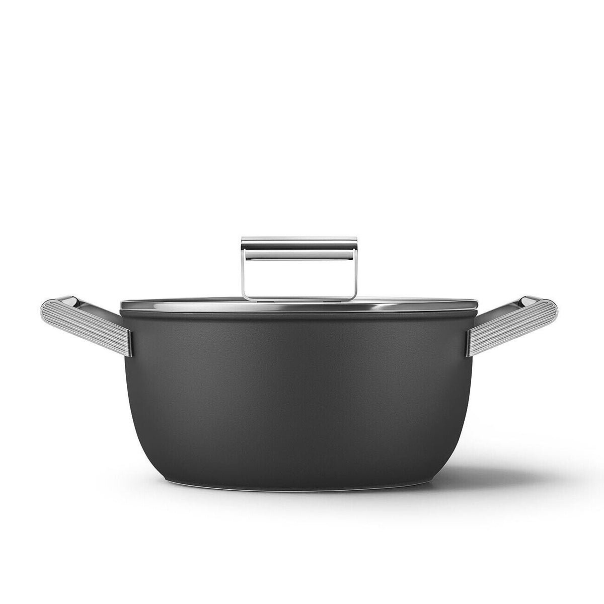 Smeg 50s Retro Non-Stick Ceramic Casserole Dish 24cm 5.4L