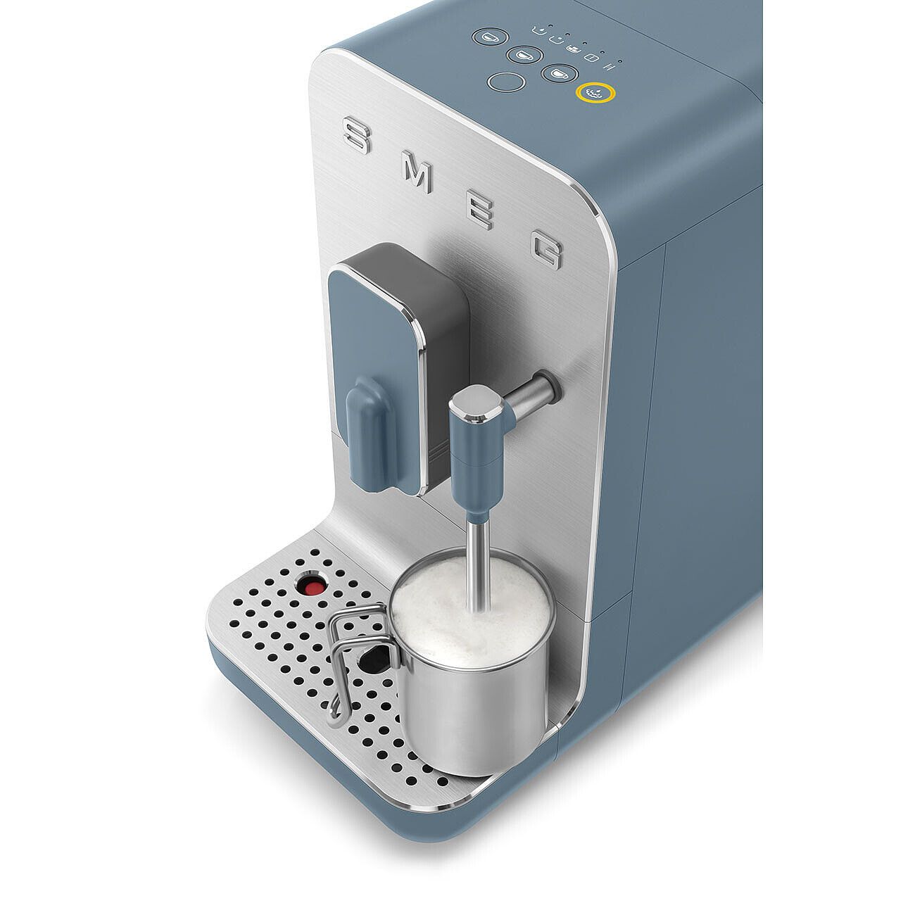 Smeg BCC12 Automatic Espresso Coffee Machine 19 Bar Steam Wand Storm Blue