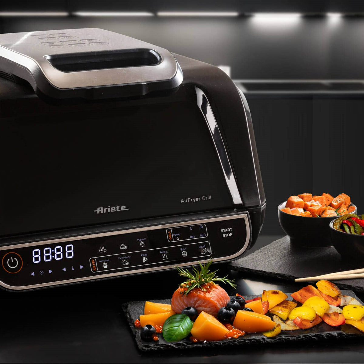 Ariete Digital Air Fryer Grill & Dehydrator 8L 1900W 230°C Model 4635