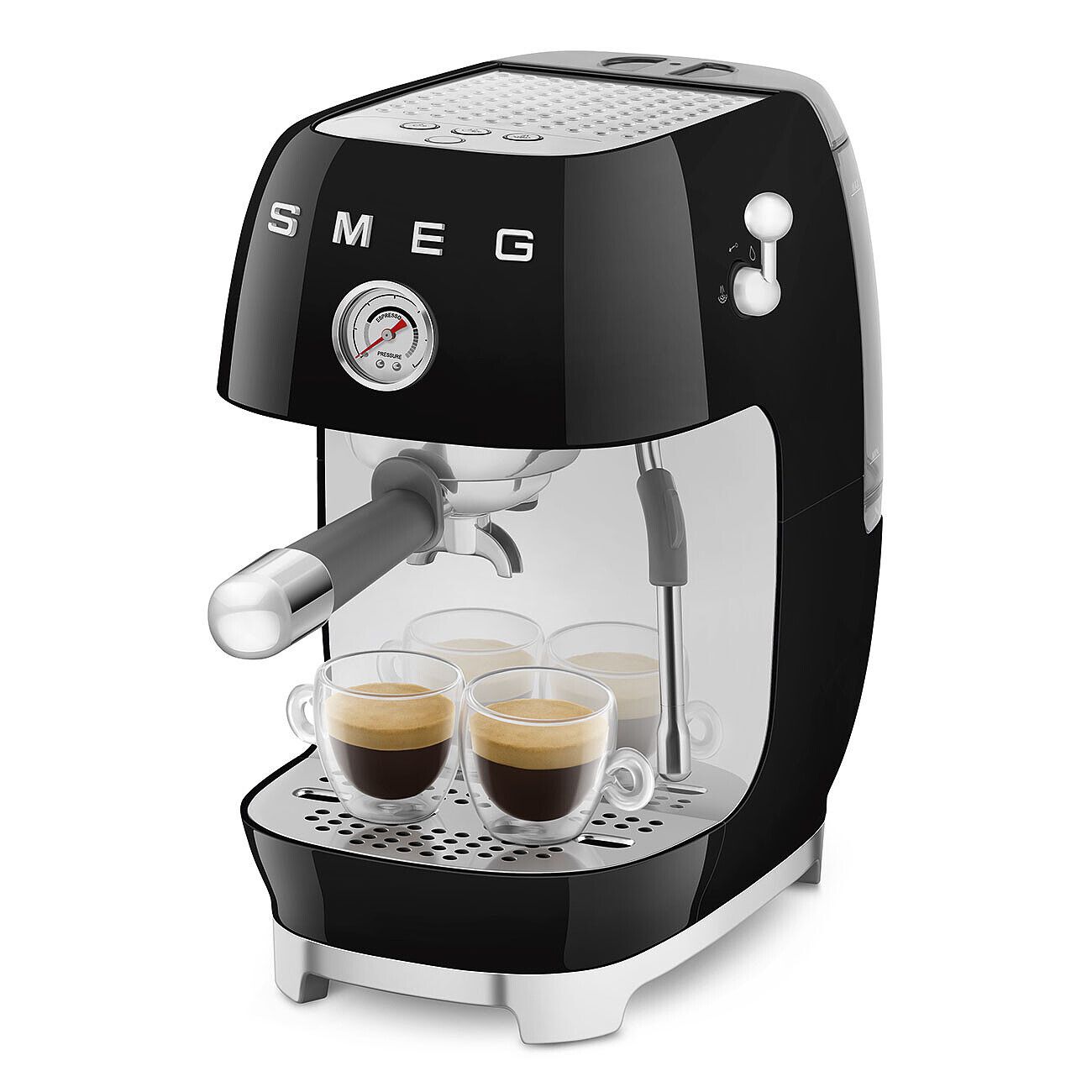 Smeg Espresso Coffee Machine ECF03BLEU 1480W 58mm Manual Cold Brew Barista Box