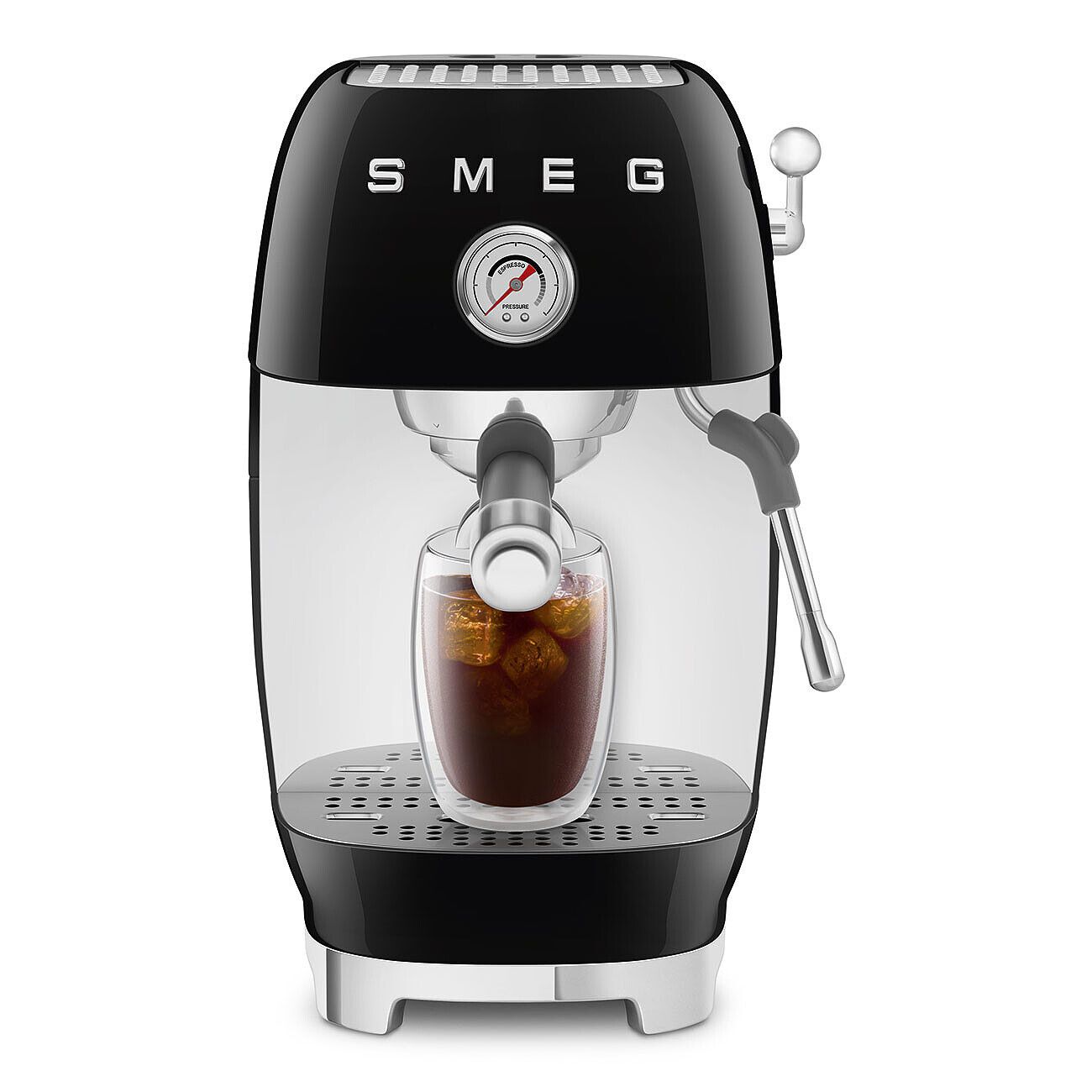 Smeg Espresso Coffee Machine ECF03BLEU 1480W 58mm Manual Cold Brew Barista Box