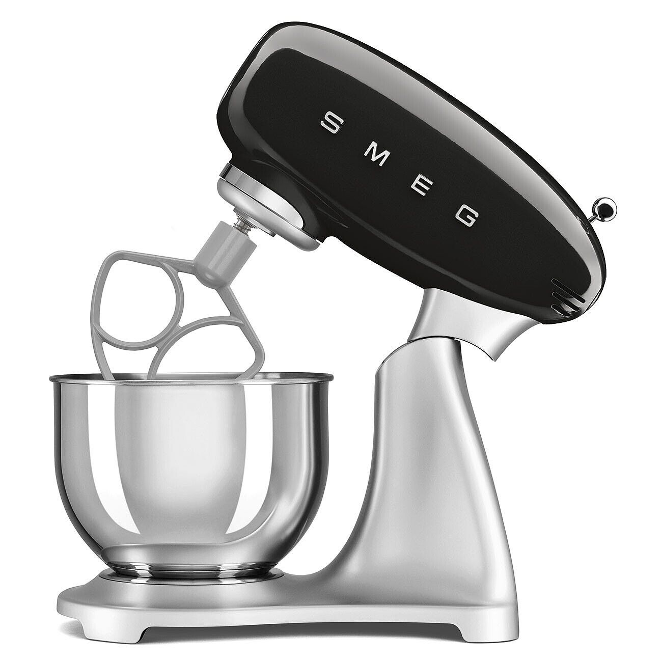 Smeg Stand Mixer SMF04 800W 4.8L Black Retro Planetary Countertop Blender Box