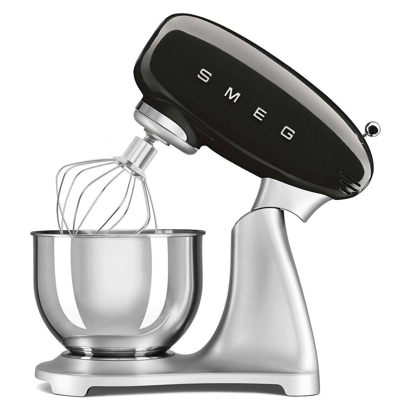 Smeg Stand Mixer SMF04 800W 4.8L Black Retro Planetary Countertop Blender Box