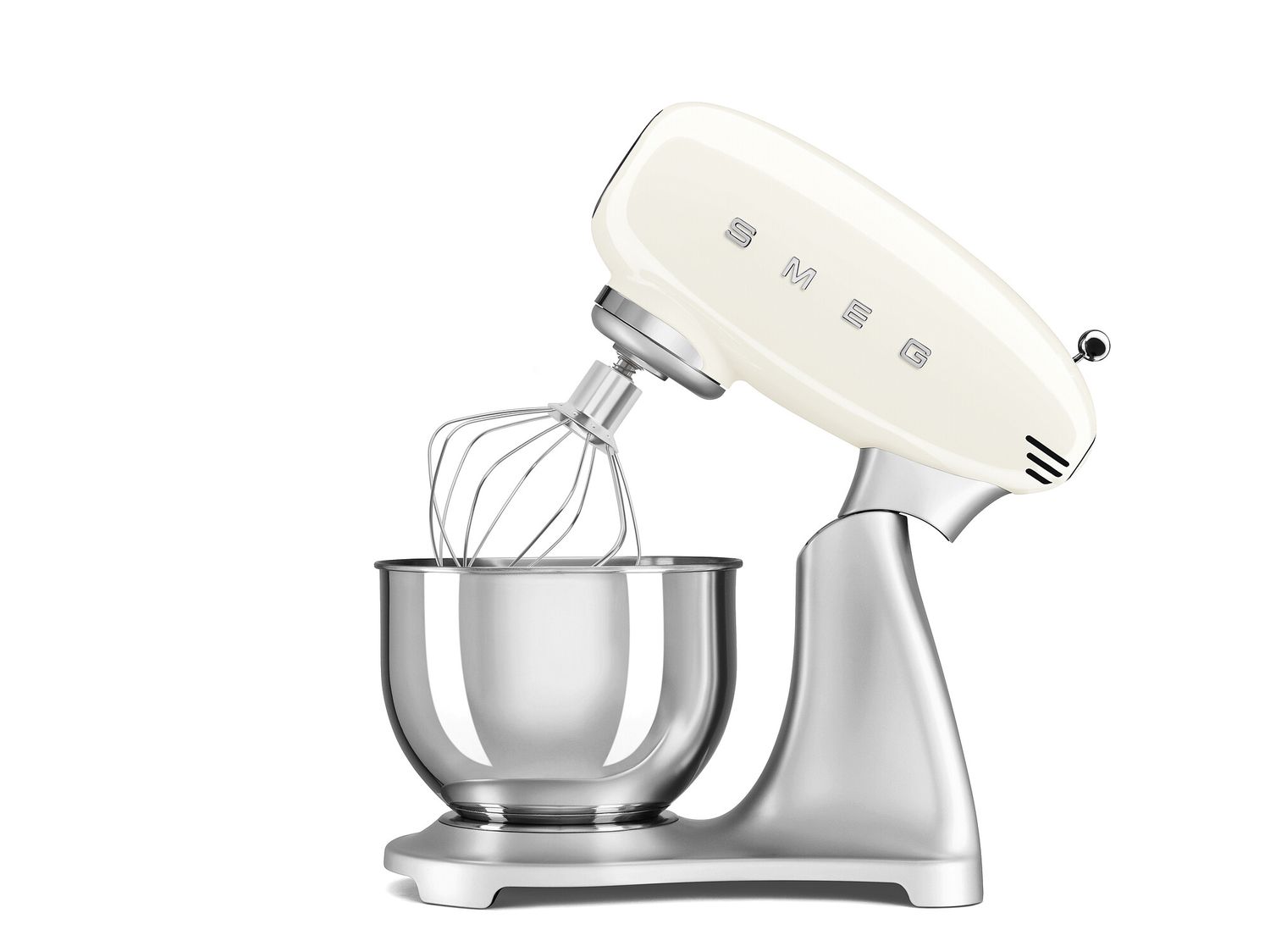 Smeg Stand Mixer SMF04CREU 800W 4.8L Cream Retro Planetary Countertop Blender