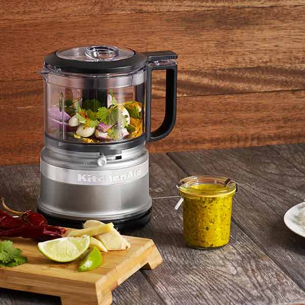 KitchenAid Mini Food Chopper 830ml – Contour Silver