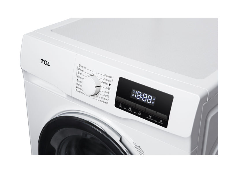 Tcl Washer 7Kg Font Load 1200Rpm White Inverter