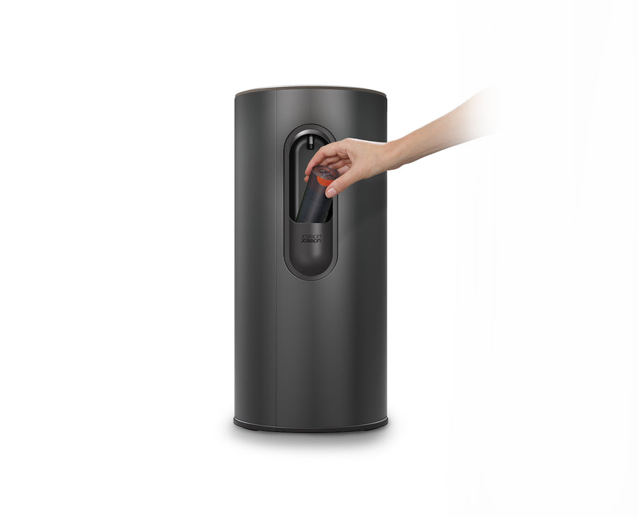 Joseph Joseph Arcâ„ 30L Easy-Push Pedal Bin Matt Black