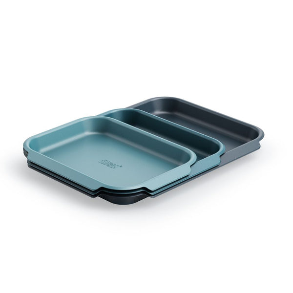Joseph Joseph Nest Bake 3-Piece Non-Stick Nesting Baking Tray Set