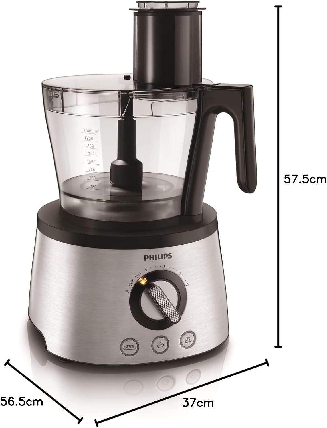 Philips HR7778/01 7000 Series Food Processor – 1300W, 3.4L Bowl