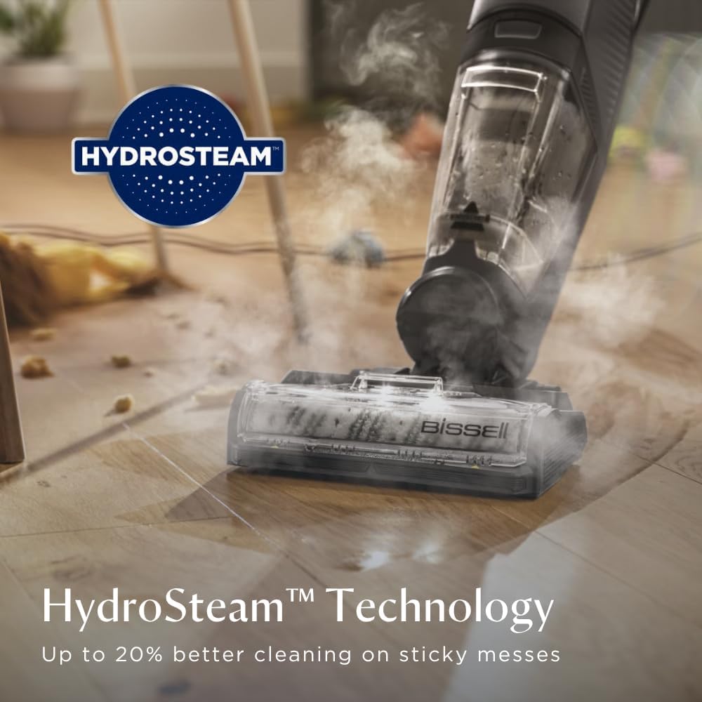 Bissell CrossWave HydroSteam – Wet & Dry Vacuum, Mop & Steam Cleaner
