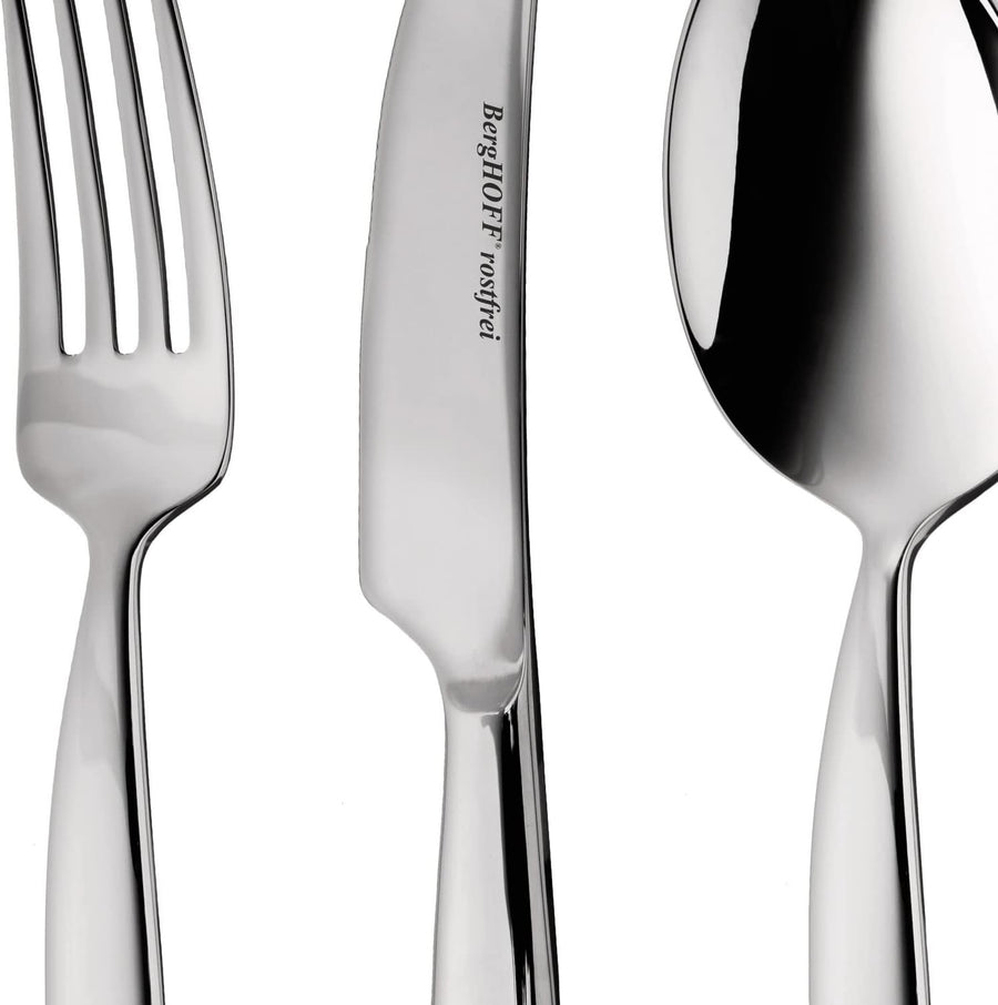 BergHOFF 30pc Flatware Set Finesse 18/10 Stainless Steel Dishwasher Safe